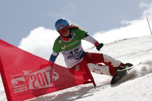 Patrizia Kummer kämpft im WM Parallel Slalom in Sierra Nevada um die Medaillen.